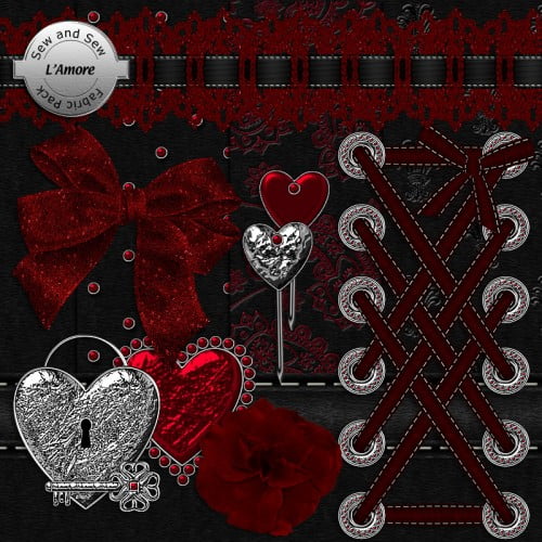 Sew and Sew L’Amore Fabric Pack