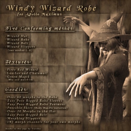Apollo -Windy Wizard Robe