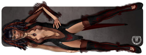 Goth Combination for Mistress' Charm by Aery_Soul