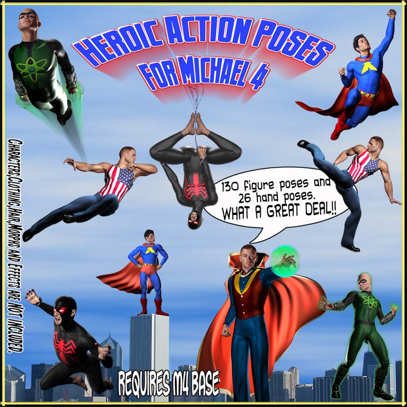 Heroic Action Poses For Michael 4