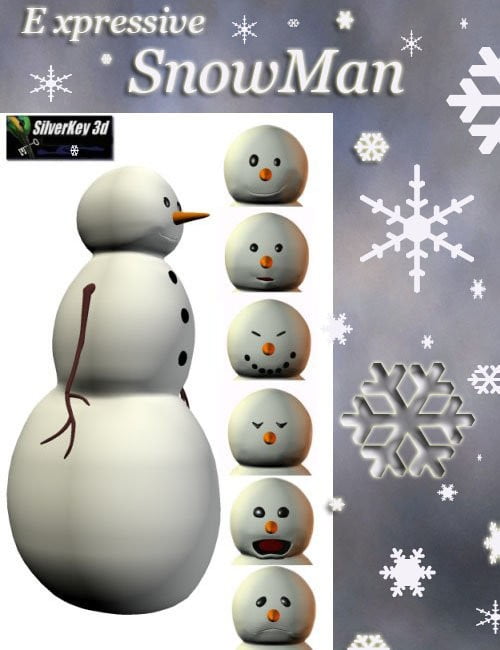 Expressive Snowman
