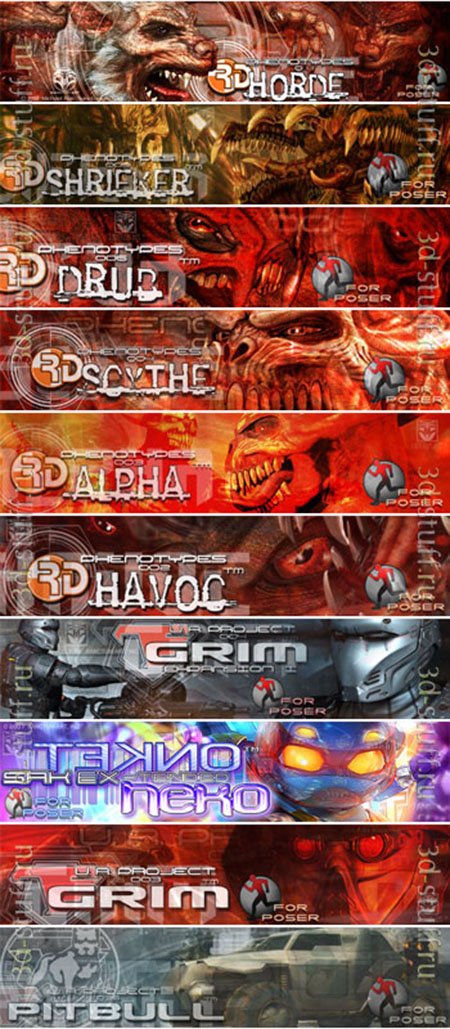 Sanctum Art creatures