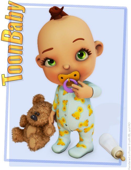 3D Universe's Toon Baby