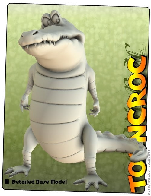 3D Universe - Toon Croc