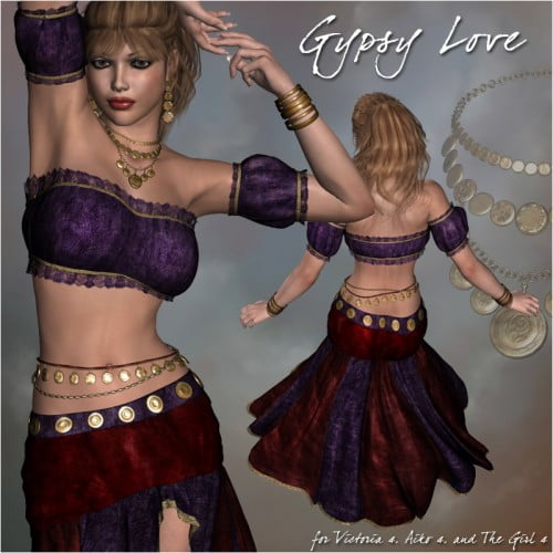 Gypsy skirt outlet 3d