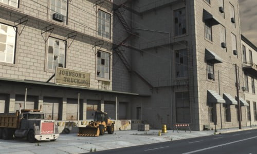 Movie Sets, City Block One