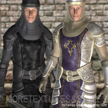 MORE Textures & Styles for Fantasy Castle Guard