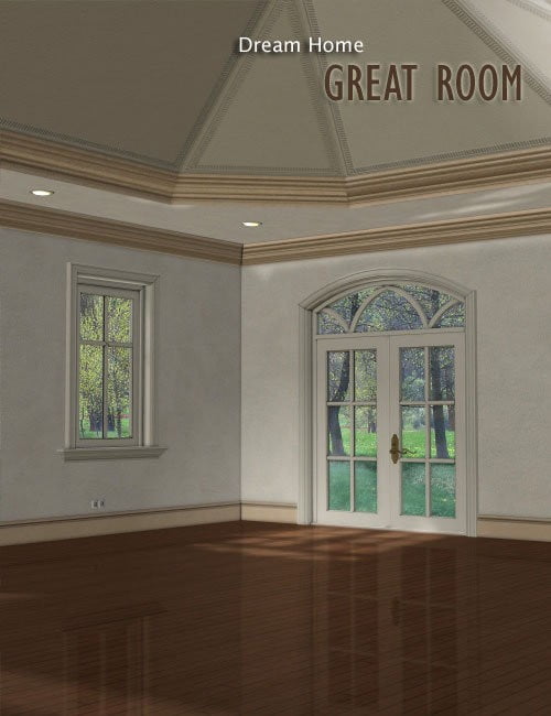 Dream Home Great Room Sunny Environment