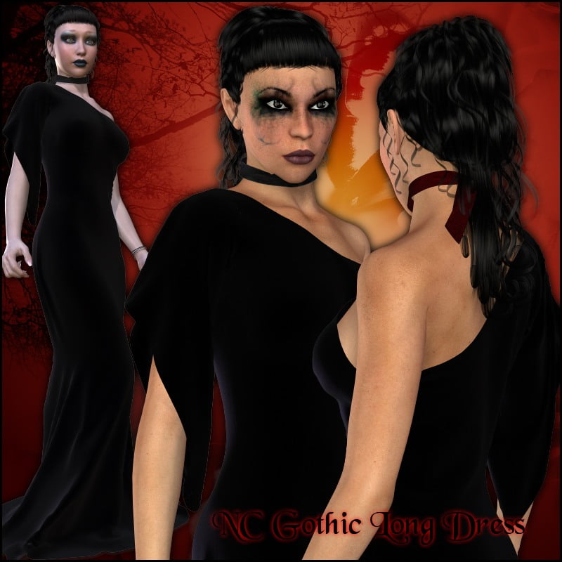 NC Gothic Long Dress