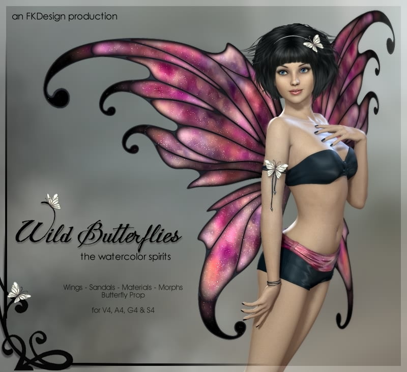 Wild Butterflies for V4