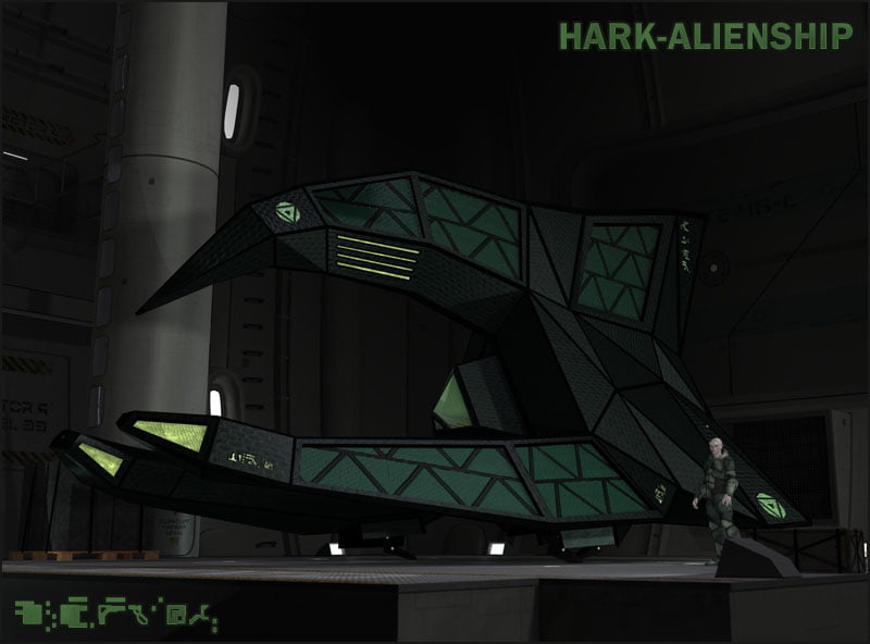 Alien Spaceship I by 3-D-C Alien Spaceship I by 3-D-C