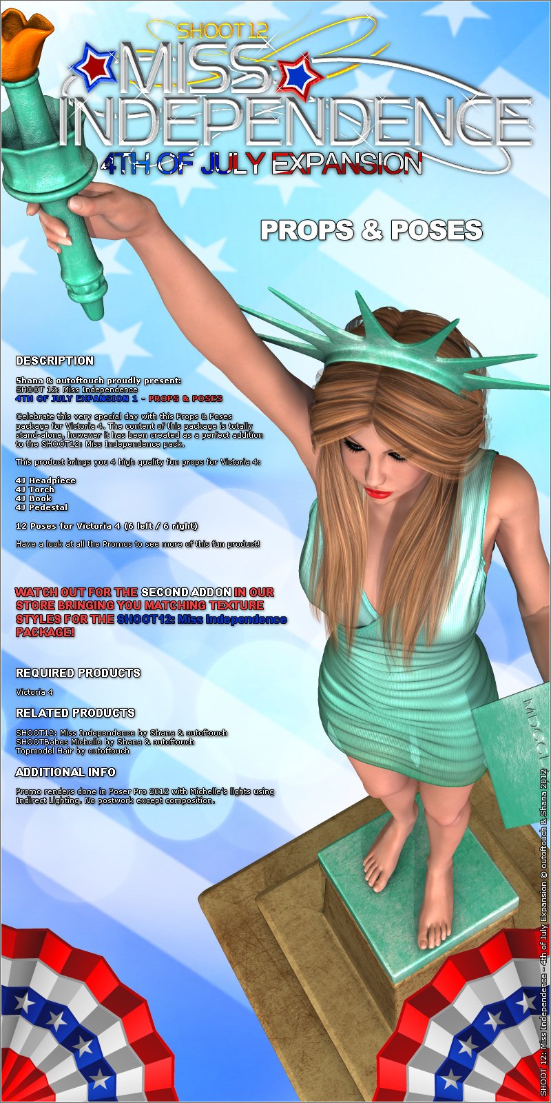 SHOOT 12: Miss Independence - 4th of July AddOn 1