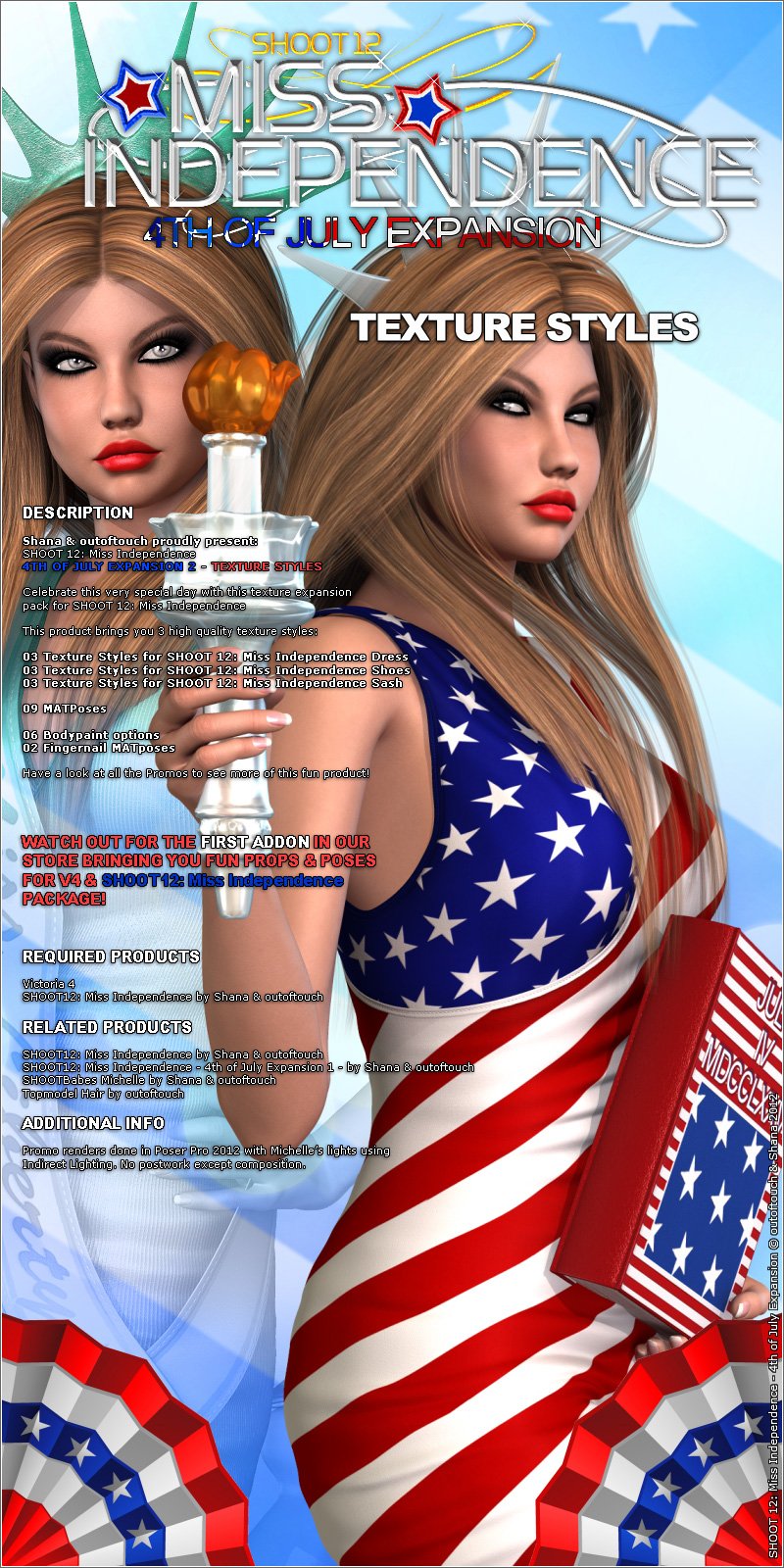 SHOOT 12: Miss Independence - 4th of July AddOn 2