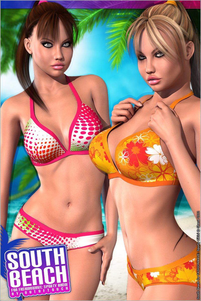 South Beach for FASHIONWAVE: Sporty Bikini