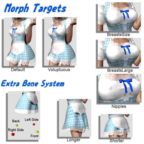 Waitress Costume1 for Victoria3 - served by nekoja