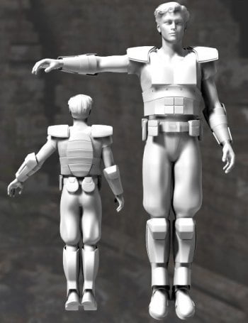 Stellar League Light Recon Armor