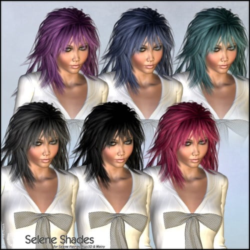?Selene Shades? Textures for Selene Hair by Plus3d & Mairy