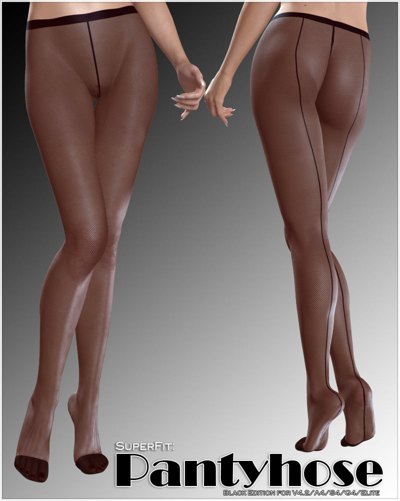 SuperFit: Pantyhose - Black SuperFit: Pantyhose - Black