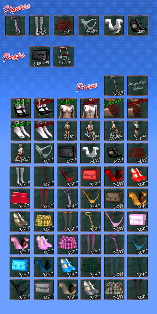 Unruly Schoolgirl V4/A4/G4/Elite