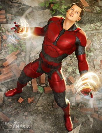 Boots and Belt for Supersuit