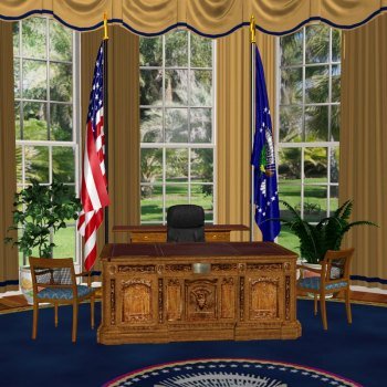 Oval Office (Poser) ⋆ Freebies Daz 3D