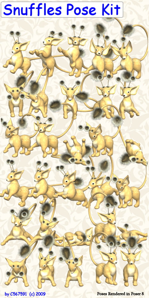 Snuffles Pose Kit