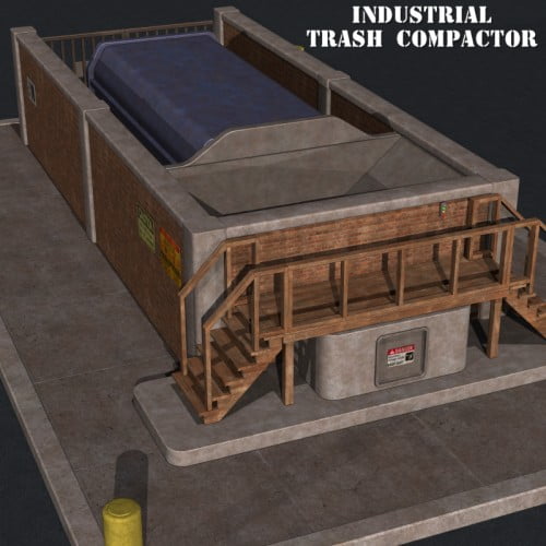 Industrial Trash Compactor