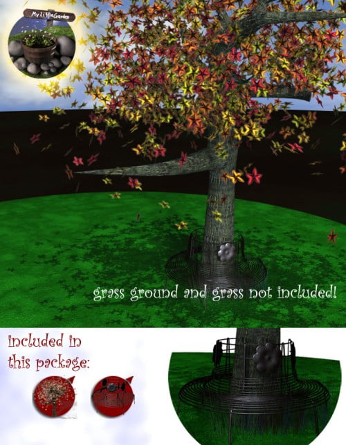 My Little Garden - Tree N Bench