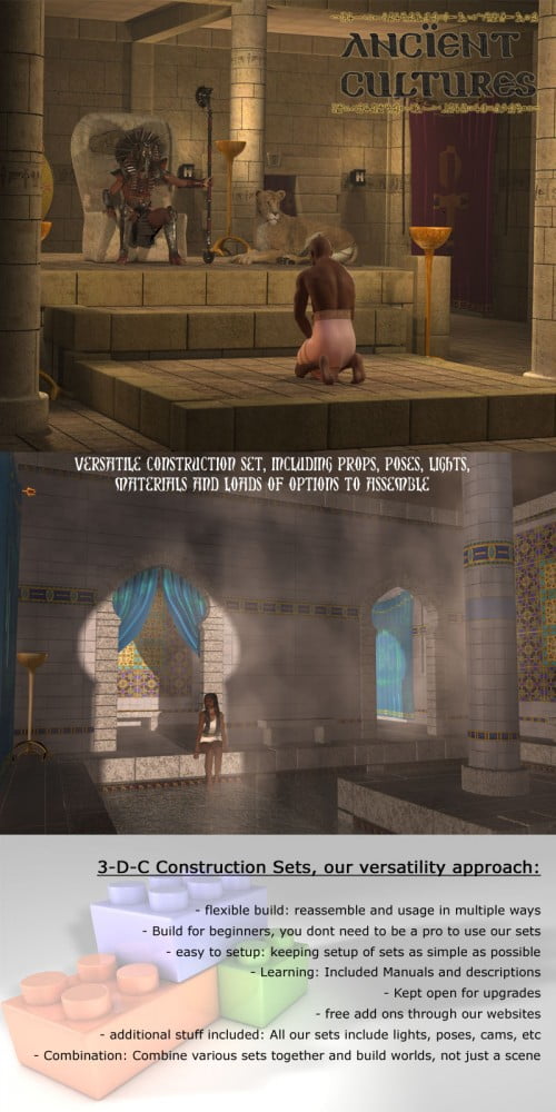 Ancient Cultures Construction Set by 3-D-C Ancient Cultures Construction Set by 3-D-C