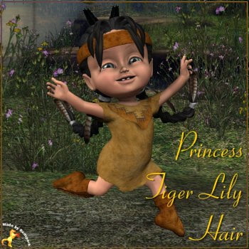Princess Tiger Lily Hair
