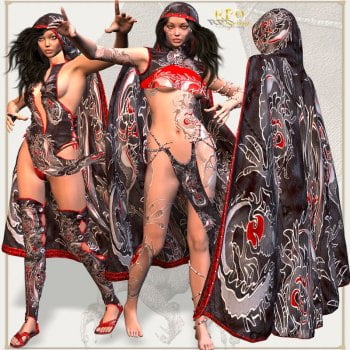 "DragonWars" for V3's Hooded-Cloak1