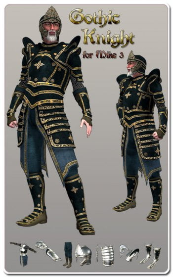 Gothic Knight Armor for M3