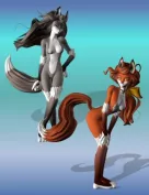 Foxy Lady add-on pack for the Aiko Cat Girl