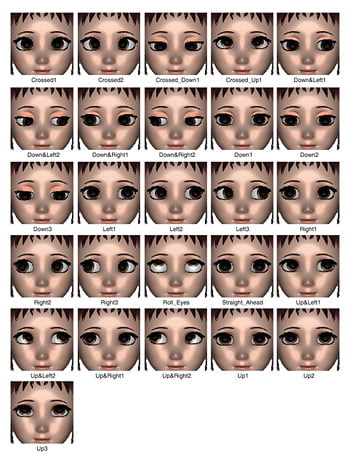 40 Anime Expressions for Hitomi