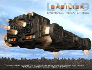 Dystopian Heavy Lander LVX9-Basilisk