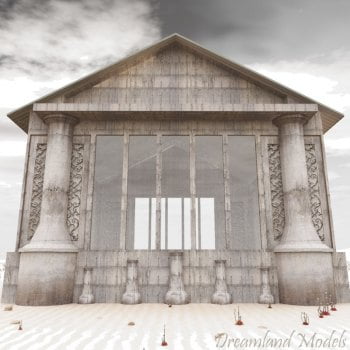 Sci-Fi Building Hydroponics OBJ