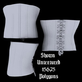 Gothic Underbust Corset M4H4 Gothic Underbust Corset M4H4
