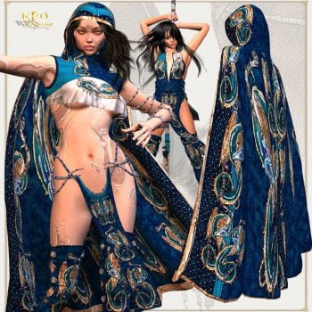 "DragonWars" for V3's Hooded-Cloak1