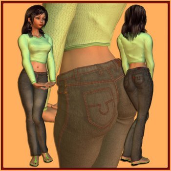 Jeans and Things for DAZ Aiko 3