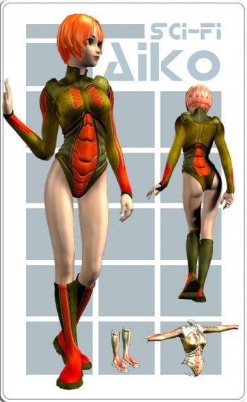 Sci-Fi Suit for Aiko