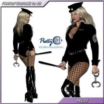 Fantasy Costume for V3 - Police