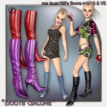 ?Boots Galore? for Idler168's Boots for V3 & A3