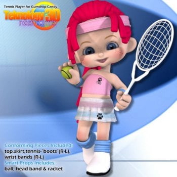 Tennis Player: Gumdrops CAndy