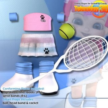 Tennis Player: Gumdrops CAndy