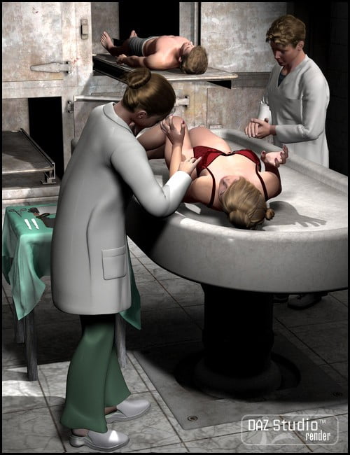 West Park Morgue and Basement Poses