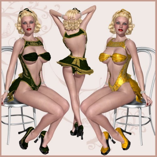 Retro Lil And Stand Off Outfit