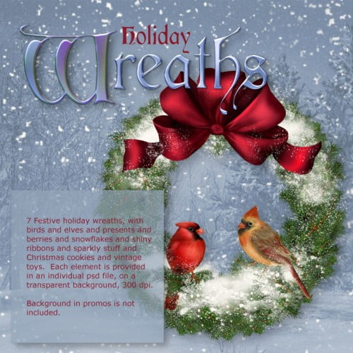 Jaguarwoman’s “Holiday Wreaths II”