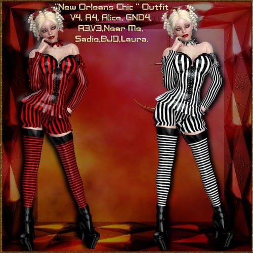 New Orleans Chic Bundle:V4,A4,GND4, Alice,A3,V3,Near Me,Sadie,BJD,Laura