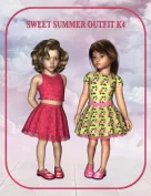 Sweet Summer Outfit for K4 Girl