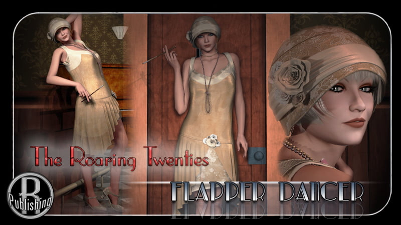 Flapper Dancer Dress V4, A4, G4